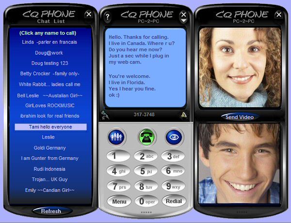 CQPhone Screenshot